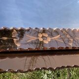 1940s smoked mirror with glazing bars