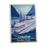 Vintage Canadian Train Poster