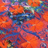 Indian Kantha Suzani embroidered in multicolour – cotton