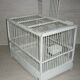 Old white birdcage