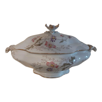 Soupière porcelaine de Limoges Redon Martial fin XIXème