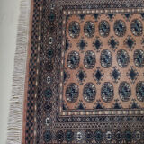 Turkish wool rug with Tekke pattern 211x126cm