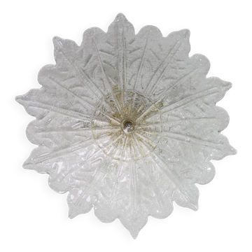 Amsterdam Palmetta, Italian Murano Glass Ceiling Light or Flush Mount, 1970