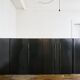 Large patinated steel sideboard, unique piece, designer Franck Robichez (1944)