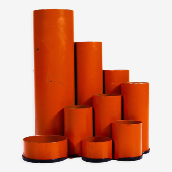 Organiser de bureau vintage Deyhle orange, Allemagne