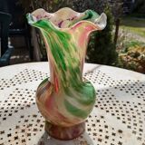 Vintage crystal vase from Verrerie de Clichy