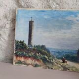 Painting on cardboard signed by Henri Coutant (1868-1935)