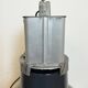 Industrial french dark blue enamel pendant lamp from mazda, 1960s