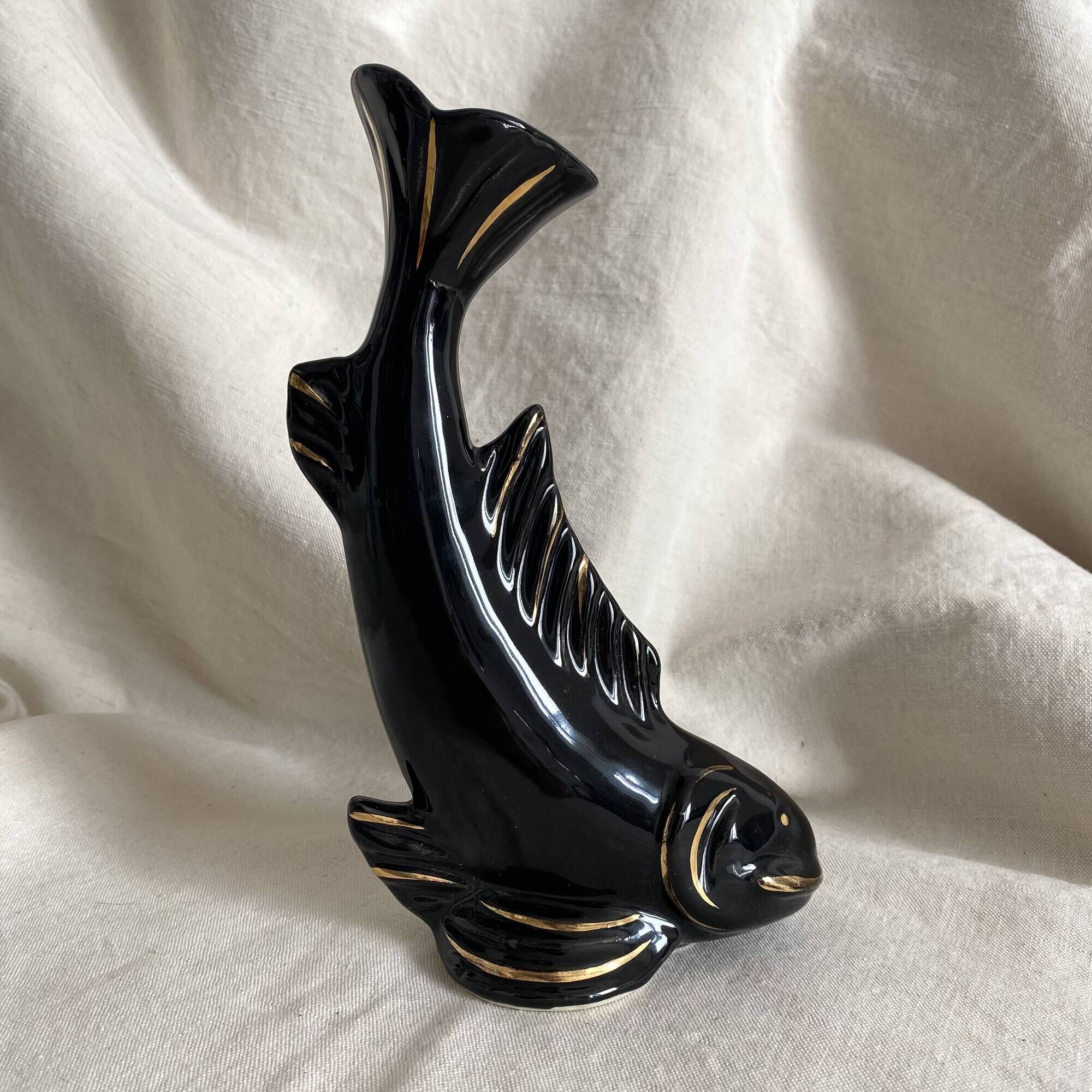 60s fish vase