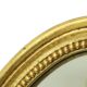 Large Oval Gold Mirror Hollywood Regency Style 70cm