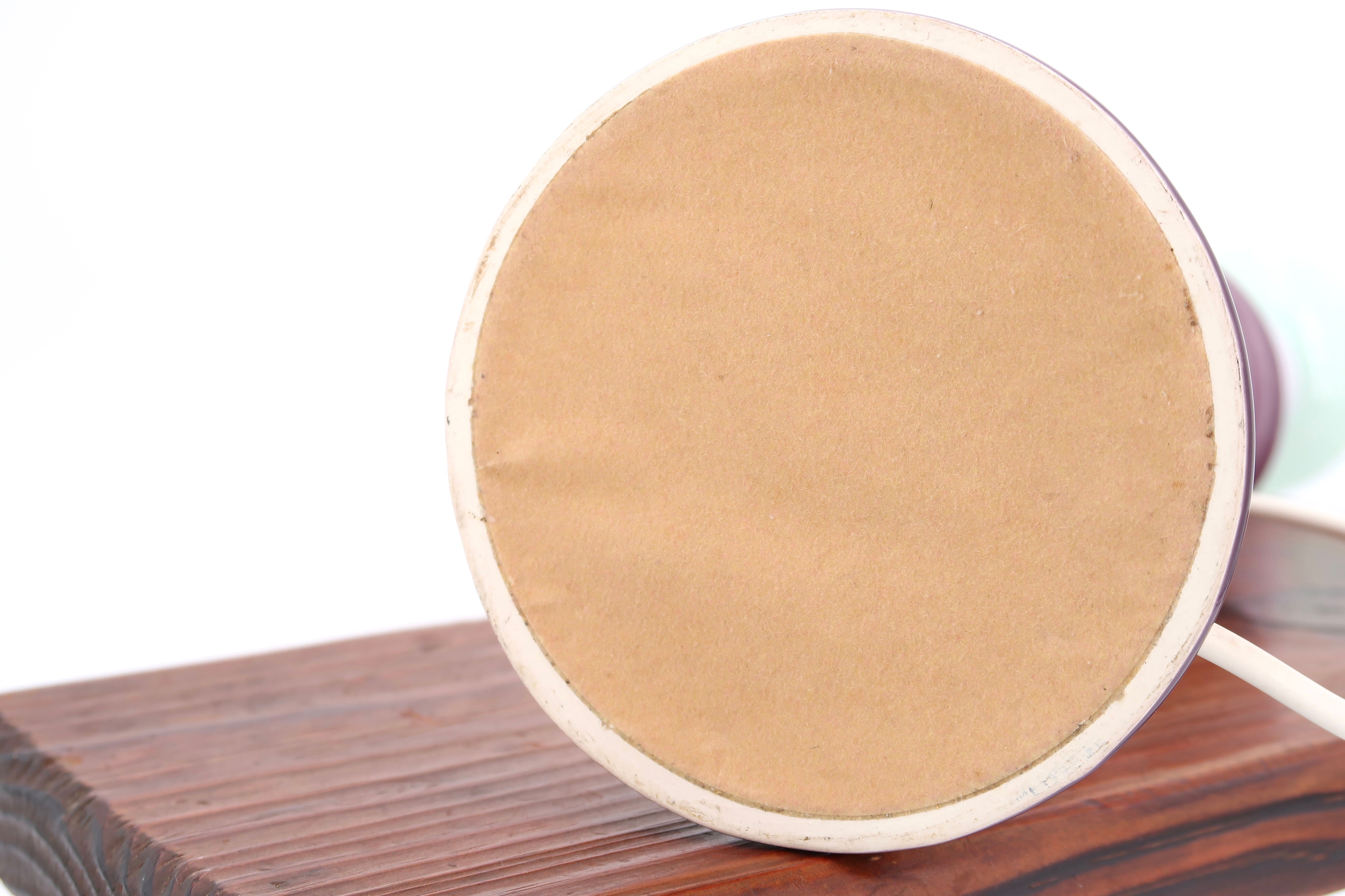 Ceramic column lamp pastel tones, 90s