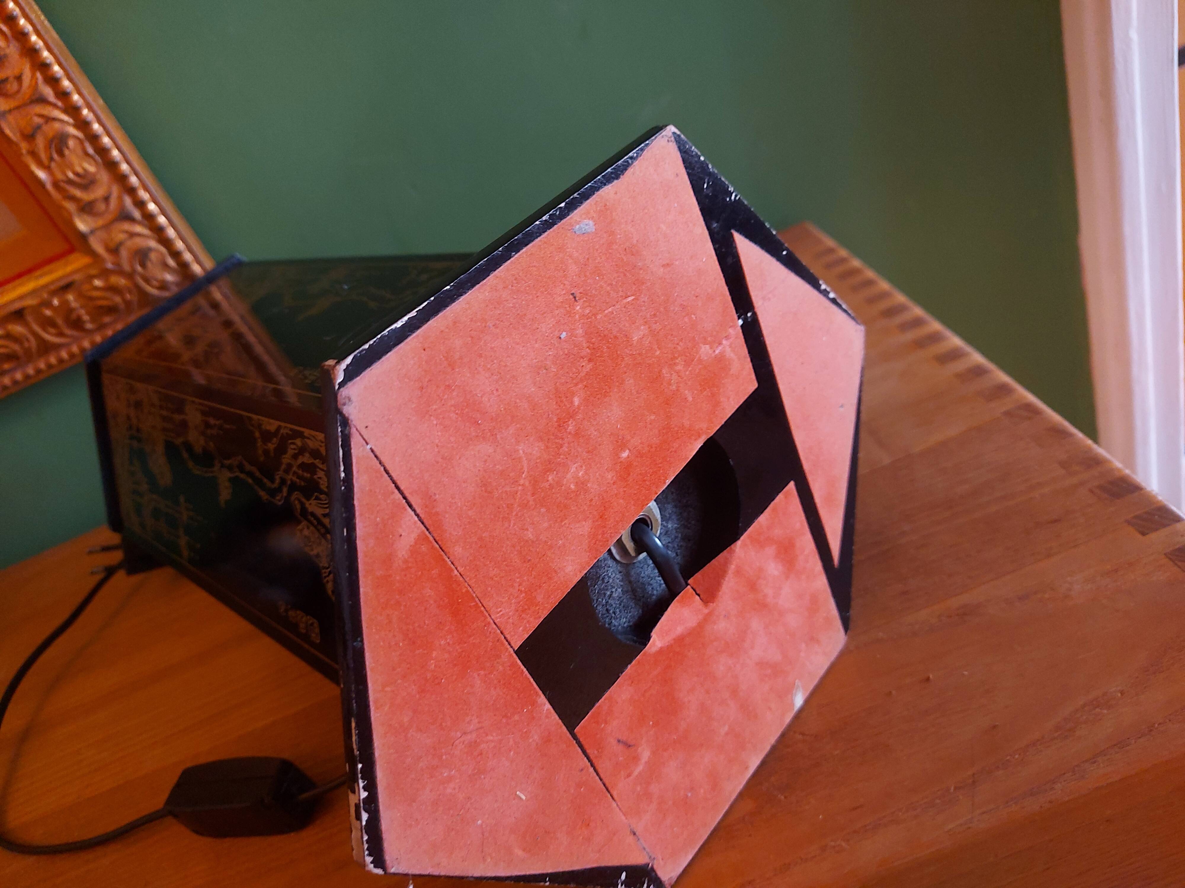 Lampe pagode , abat jour soie