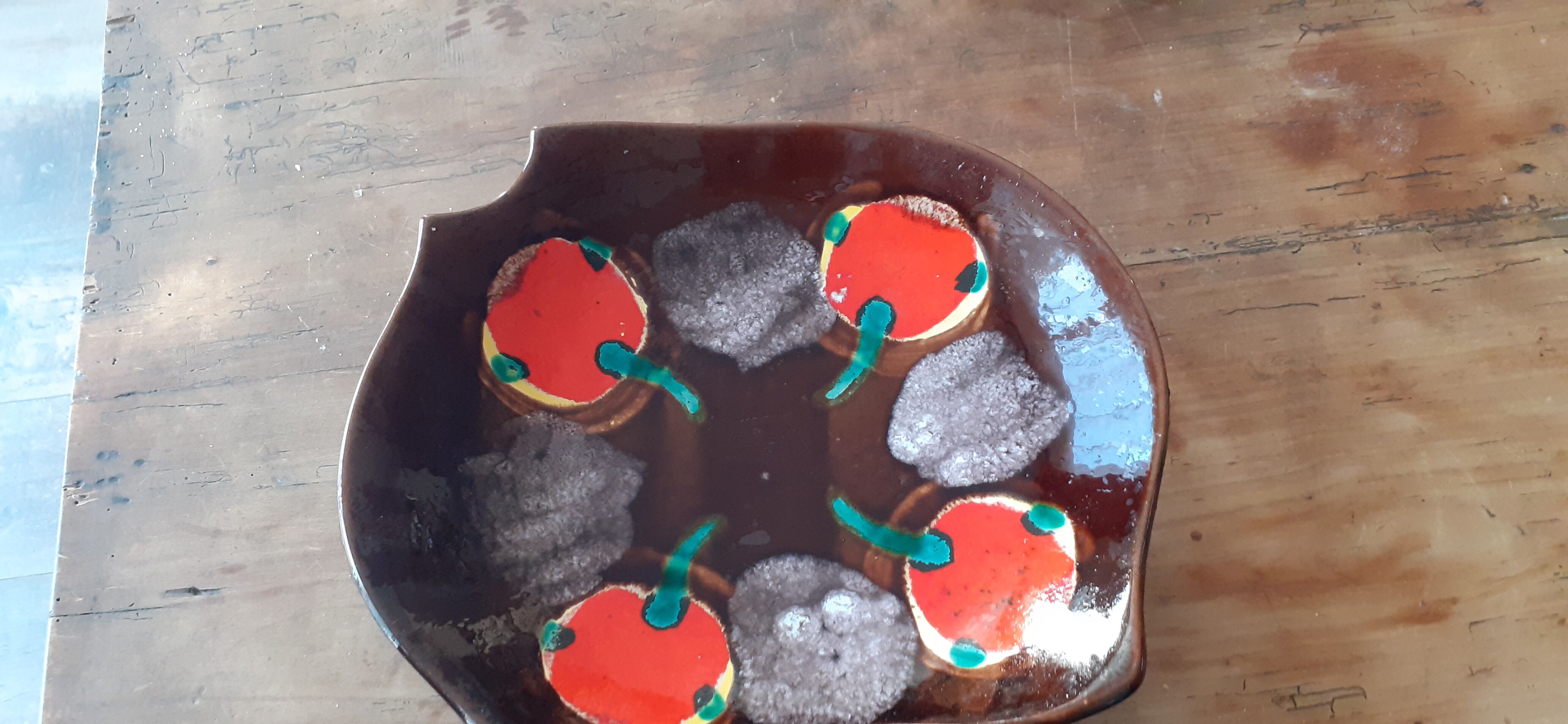 Vintage ceramic dish Vercor