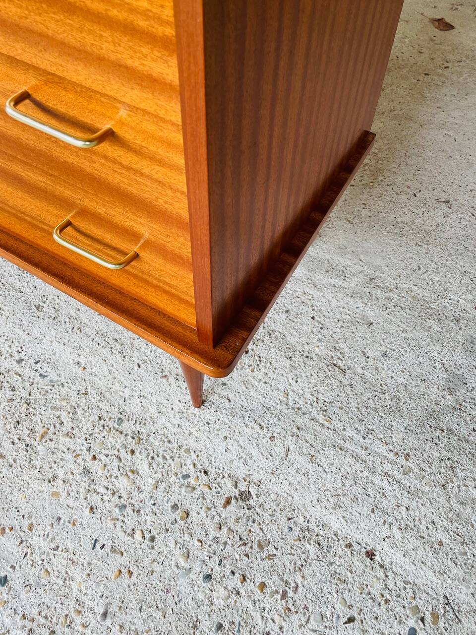 Large vintage chest of drawers with 4 drawers, Scandinavian style, circa 60's