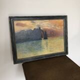 Etretat landscape painting