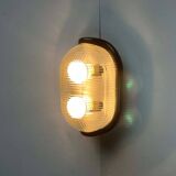 Wall Lamp Walnut Space Age Style Italian Modern Mid-Century by Achille Castiglioni for Flos, 1970s