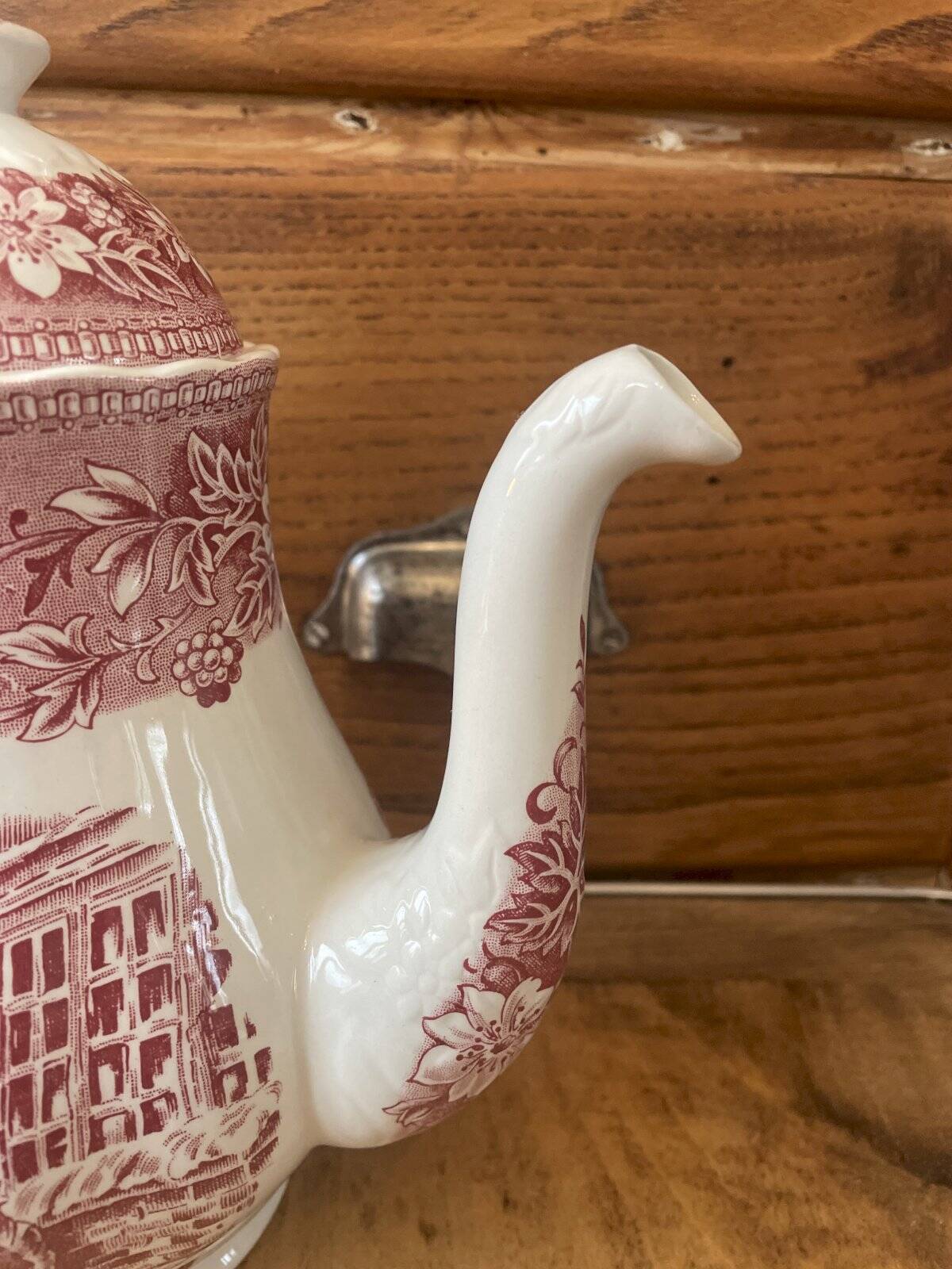 Royal Tudor Ware English earthenware teapot and coffee pot