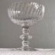 11 crystal champagne coupes - late 19th century