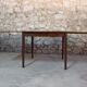 Extendable dining table "flip-top"/"wallet" Scandinavian vintage teak by Nils Jonsson for TROEDS