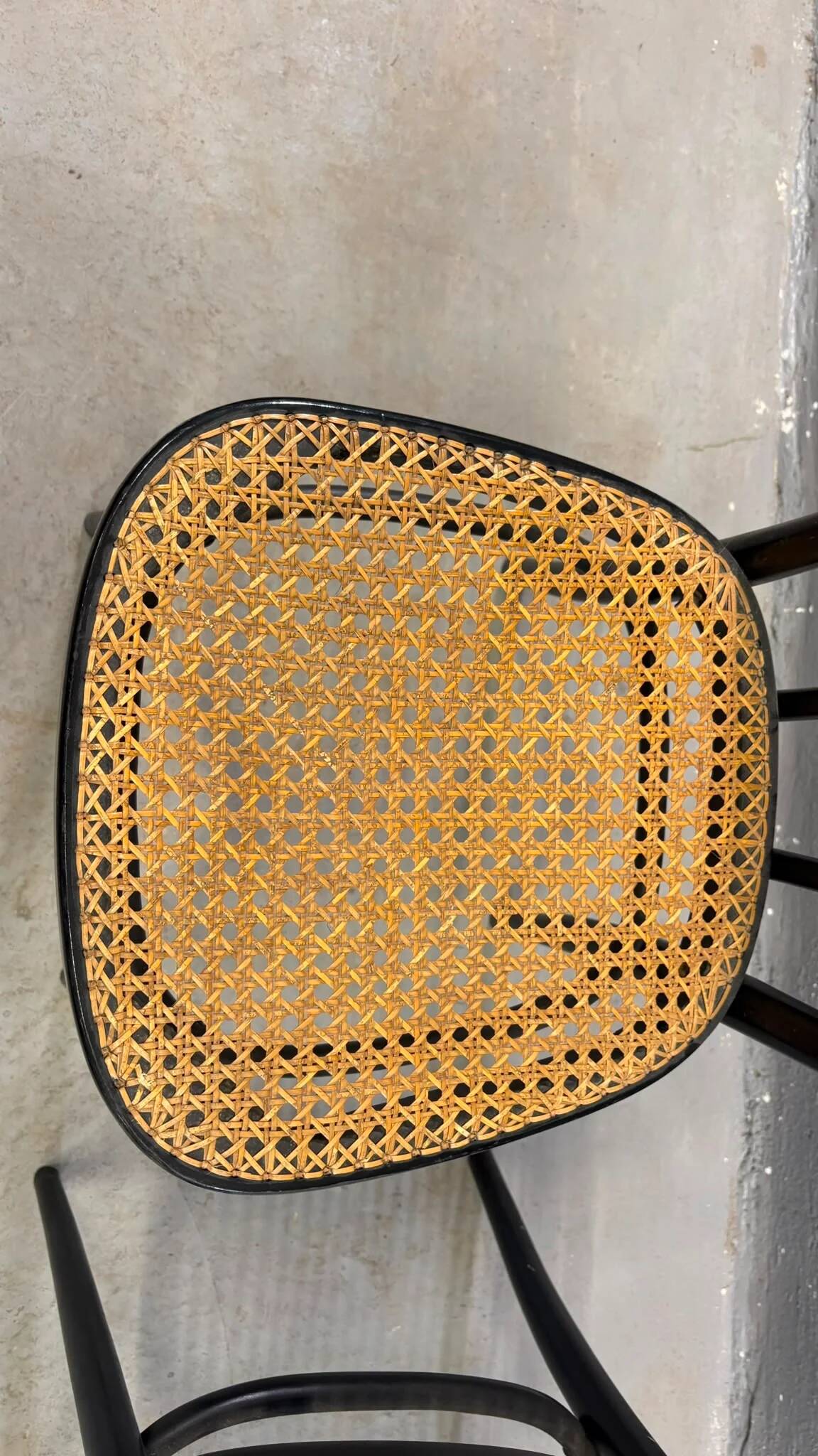 Pair of bentwood chairs, Vienna straw seats, 1960s, Poland