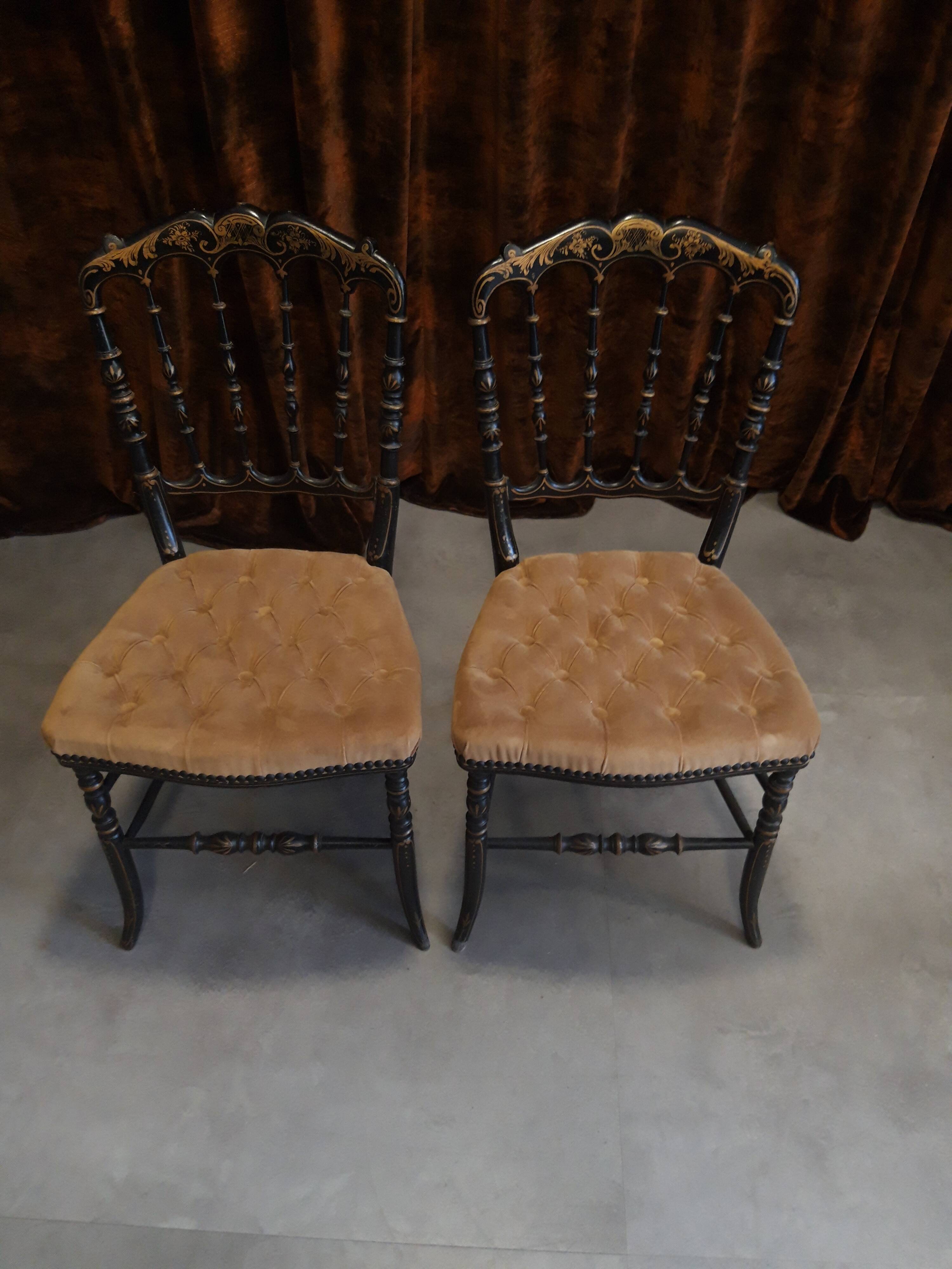 Paire de chaises Charivari