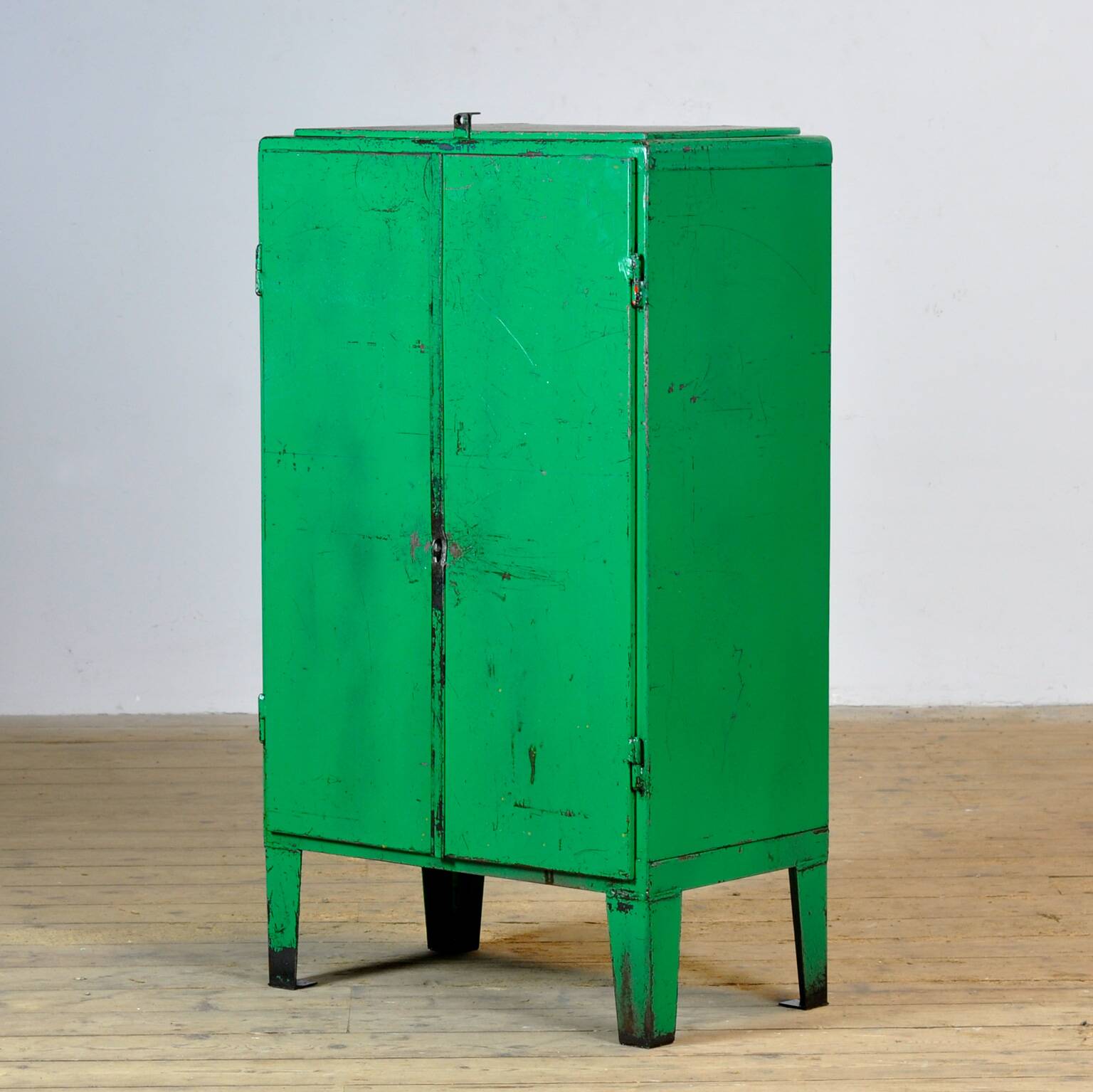 Industrial wrought iron cabinet, 1960s