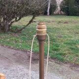 50s floor lamp in gilded brass