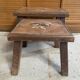 Antique nesting tables vallauris atelier barrois wood + ceramic c