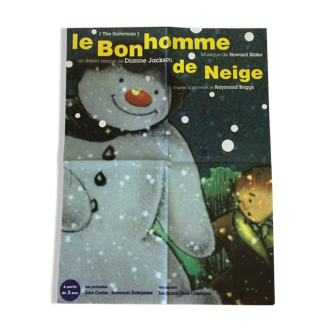 Affiche du film " Le bonhomme de neige "