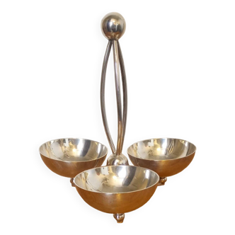 Silver metal servant