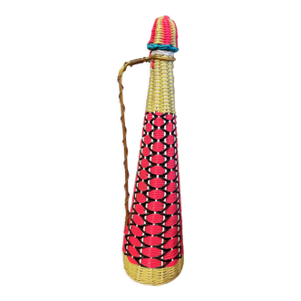 Vintage bottle 70s-80 scoubidou