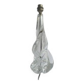 Pied de lampe cristal Joseph Bleichner design moderniste 1960s