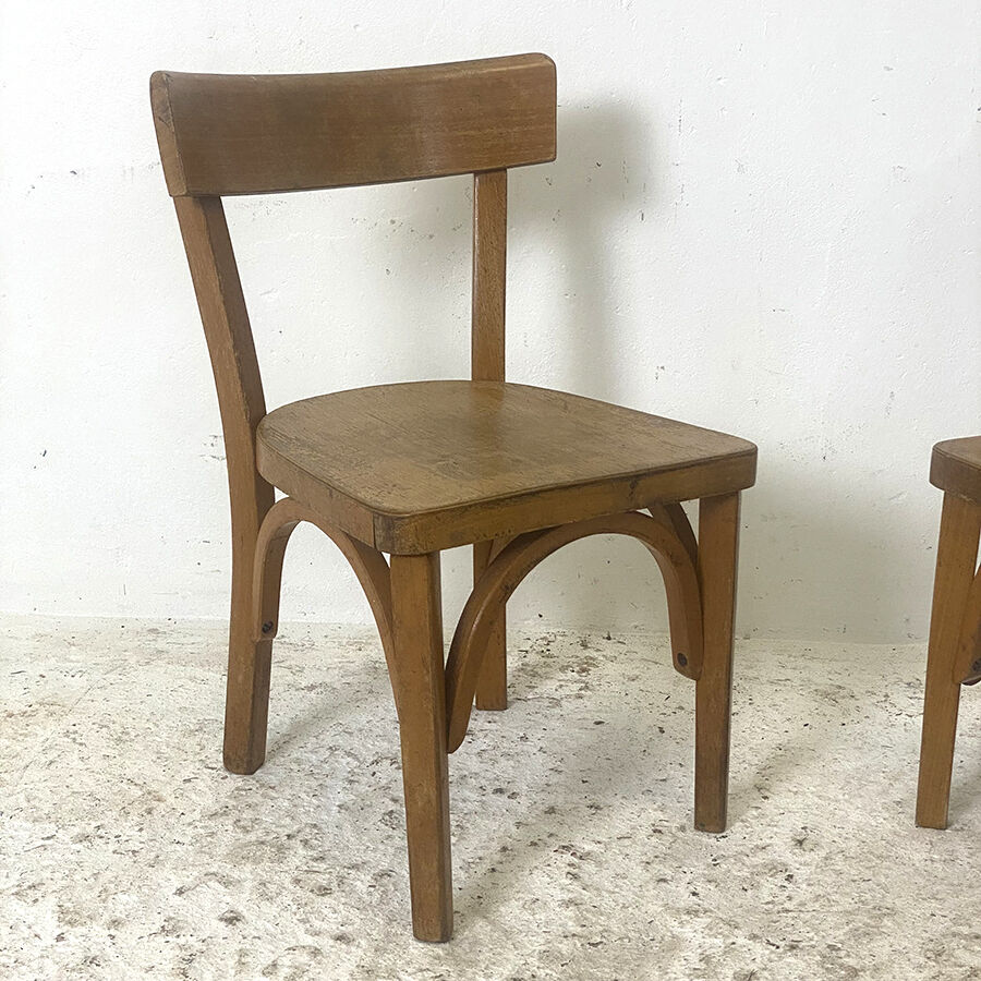 Paire de chaises d'enfant baumann 50's