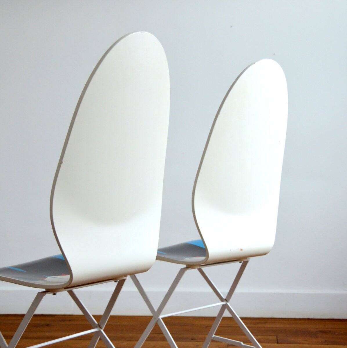 Set of 2 Haute Couture chairs Moon Series by Christian Lacroix vintage