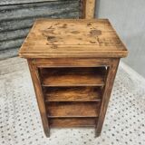 Antique side table shelving unit etagere wood