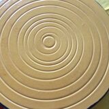 Yellow ceramic trivet