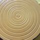 Yellow ceramic trivet