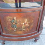 Showcase curved style louis xv