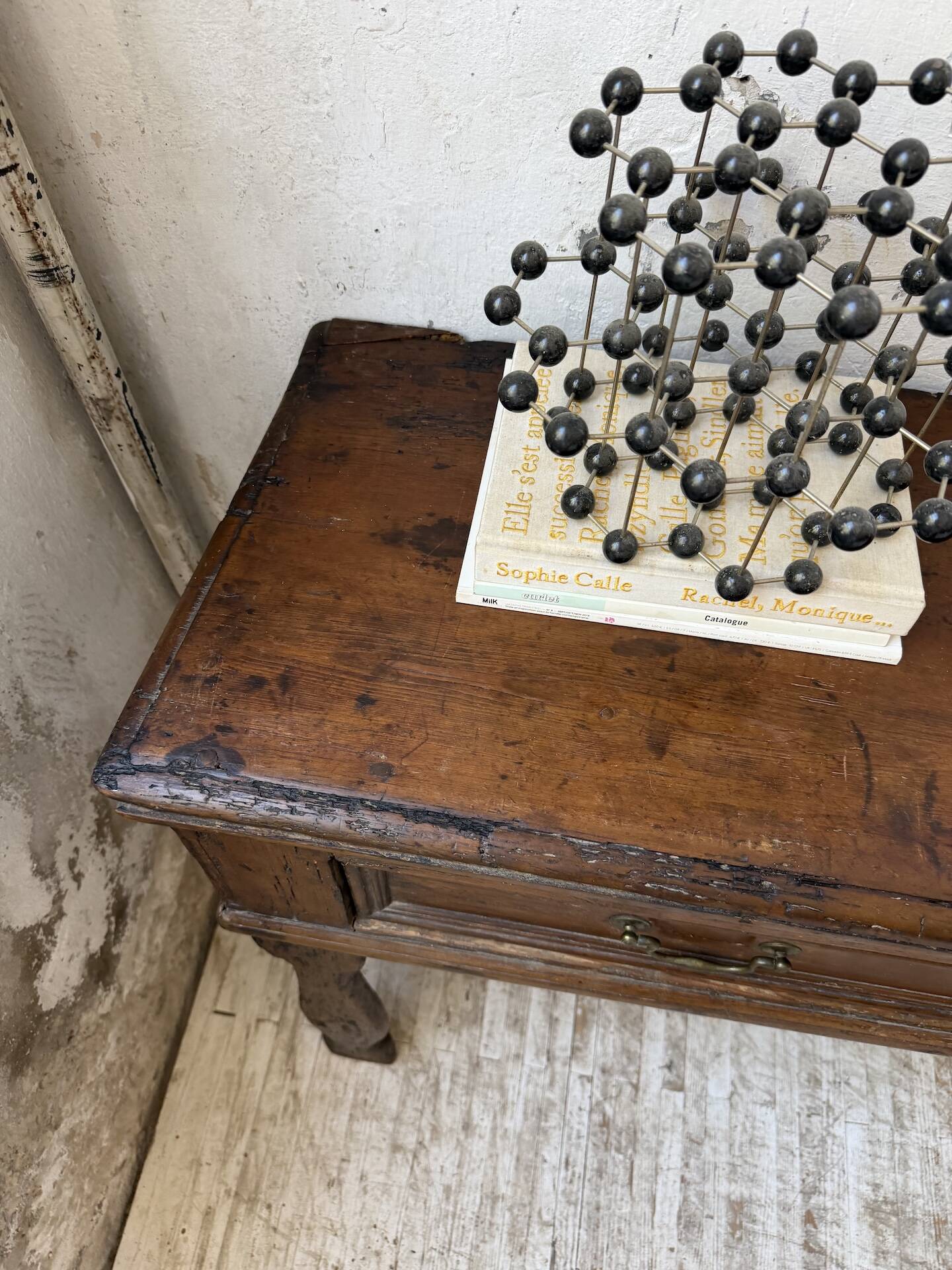 Console bois pin 1900