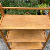 Vintage folding bookseller shelf