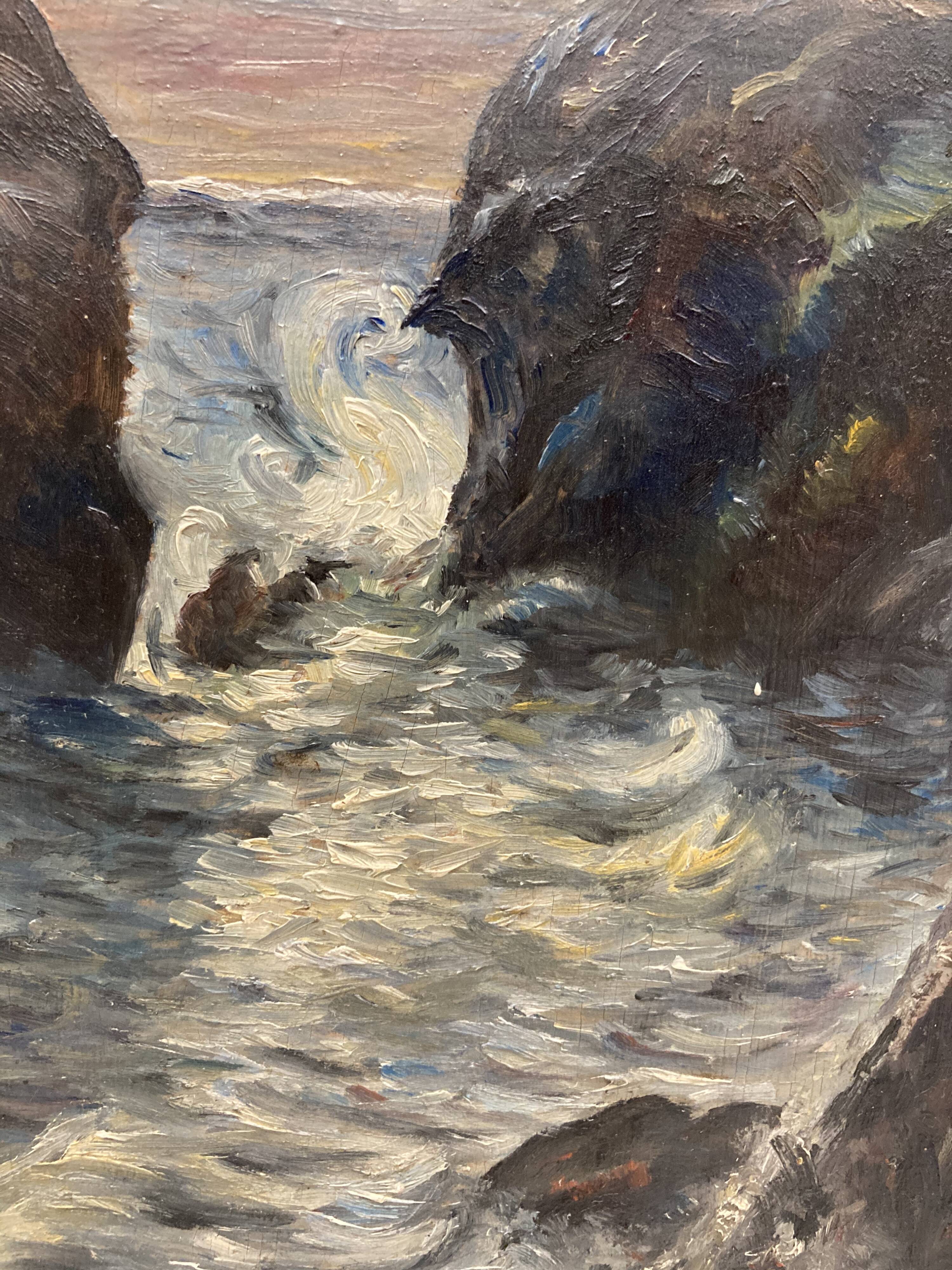 Vintage marine painting