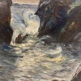 Vintage marine painting