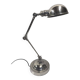 lampe de bureau articulée en laiton chromé