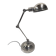 lampe de bureau articulée en laiton chromé
