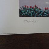 Giorgio Zuppini, Terrace by the Sea with Seagulls, Lithograph, 1970