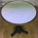 Parisian bistro table cast iron foot