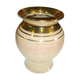 Georges Pelletier's beige-pink and gold ceramic vase