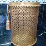 Corbeille en métal doré Li Puma Firenze – Italie, années 1950-1959