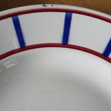 Digoin Sarreguemines Basque flats set