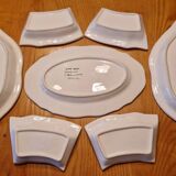 Large 7-piece display dish in Greek earthenware